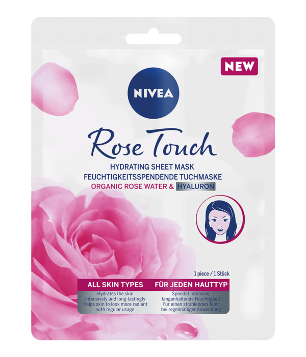 Nivea Textilná maska Rose Touch